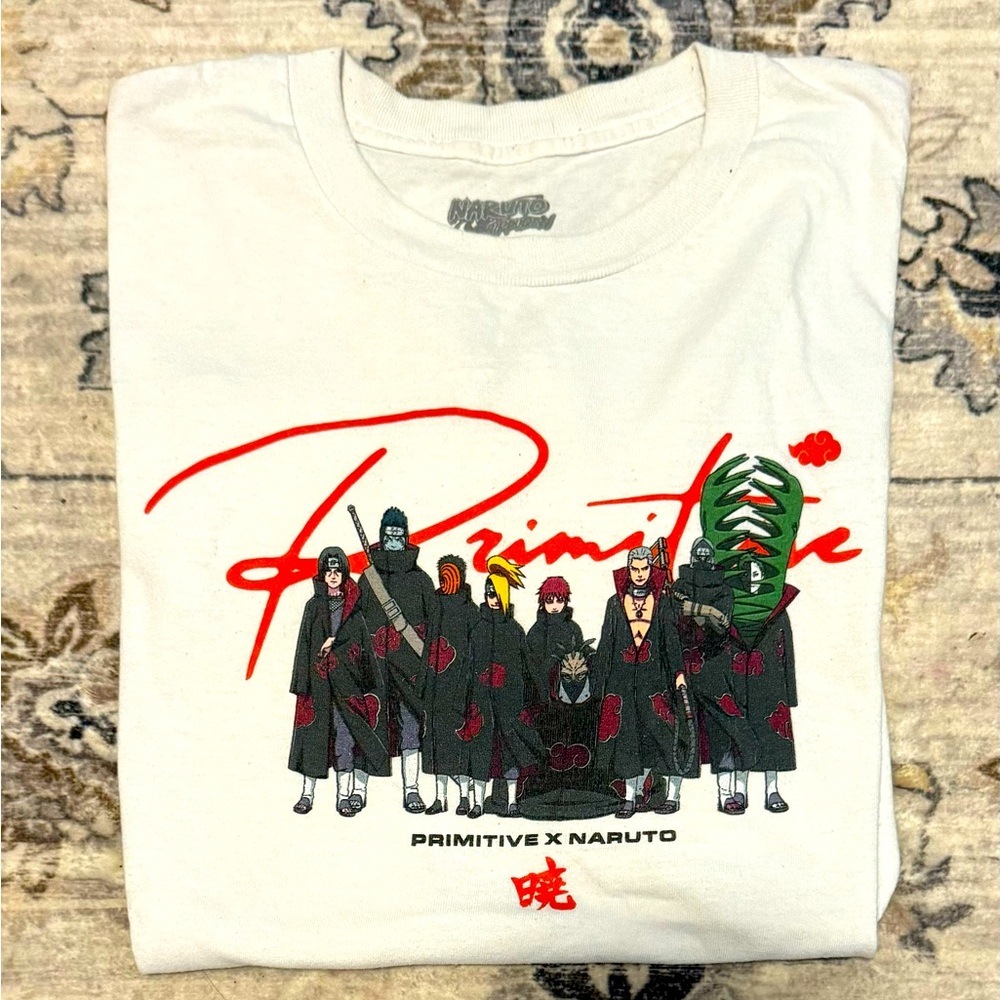 Rare 2002 Original Primitive X Naruto Group Shot Tee